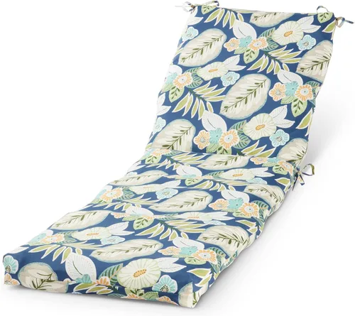 Miniatura 75 de Cojín reversible para silla de descanso para exteriores, color blanco tropical