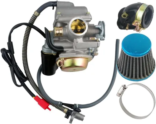 Miniatura 6 de PD24J GY6 Carburador de 150cc Compatible para Ciclomotor ATV Go Kart Scooter 125cc 150cc 4-Tiempos Motor 150cc Kazuma Taotao Roketa SunL Baja Eagle