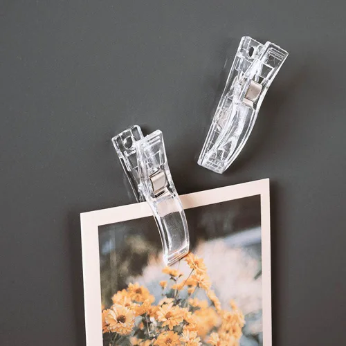 Miniatura 4 de 20 clips de suspensión para persianas de papel plisadas, clips de plástico multiusos para persianas, clips de plástico transparente, clips fuertes