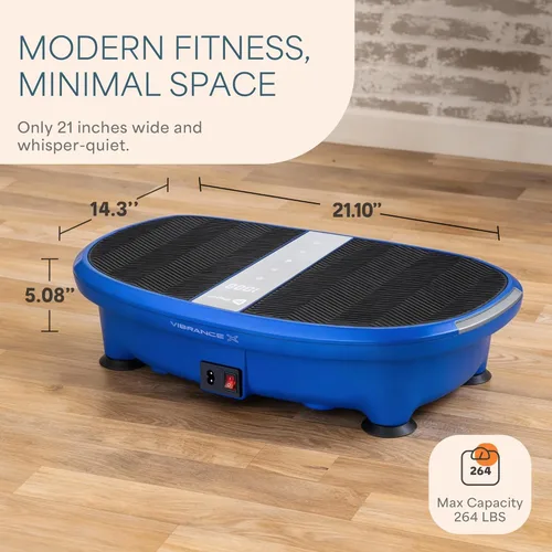 Miniatura 6 de Lifepro Vibration Plate Exercise Machine Models with EMS, LED or Auto Start Features — Oscillation Shake Board with Remote & Non-Slip Surface