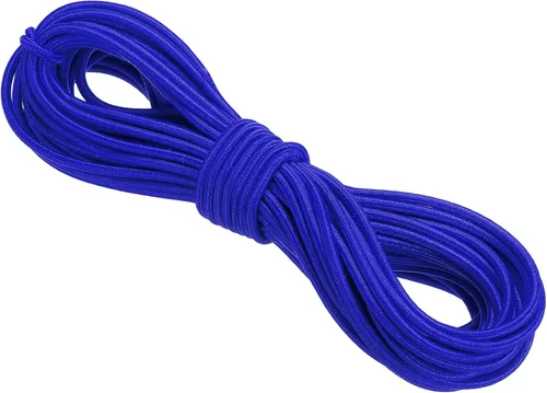 Miniatura 97 de PATIKIL Cuerda elástica elástica de 109 yardas (328.1 ft), cuerda elástica pesada de 0.059 in, albaricoque para manualidades, correas de gancho