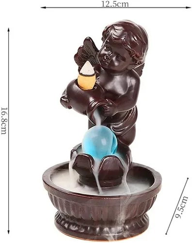 Miniatura 6 de Quemador de incienso de cerámica para niños, diseño de cascada de humo, incensario de reflujo, soporte para incienso, decoración del hogar Zen