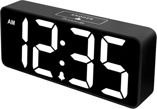 Miniatura 9 de DreamSky Reloj despertador digital grande con números grandes para personas mayores y personas con discapacidad visual, relojes eléctricos de 9
