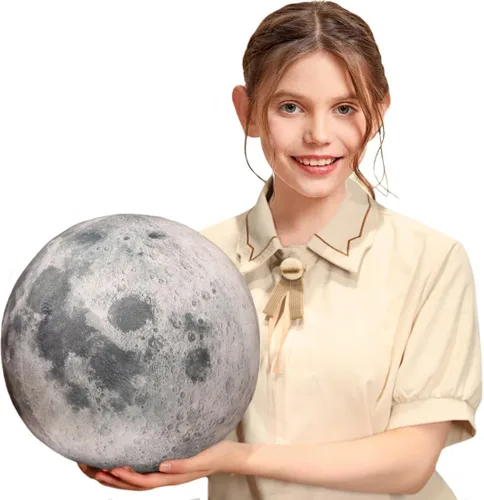 Miniatura 4 de Planeta 3D ultra realista, luna, tierra, el sol, almohadas de juguete de felpa, para niños, adolescentes y adultos, para maestros y padres, juguete