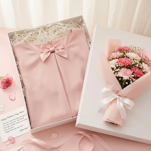 Miniatura 4 de HAPPY POTATO Cajas de regalo blancas de 11 x 8.5 x 1.5 pulgadas, cajas de regalo para ropa, cajas de regalo (textura de grano blanco, paquete de 12)