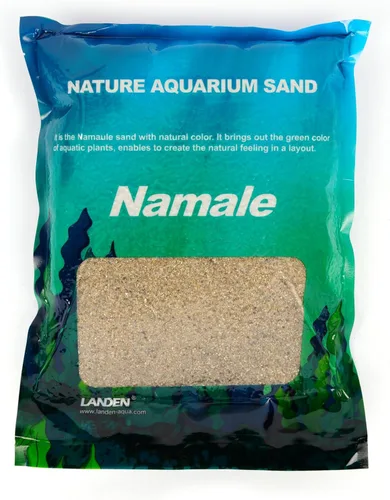 Miniatura 11 de LANDEN Namale - Arena para acuario, 2 L (aprox. 7 libras), arena súper natural para paisajismo de acuarios, arena cosmética para peceras, sustrato