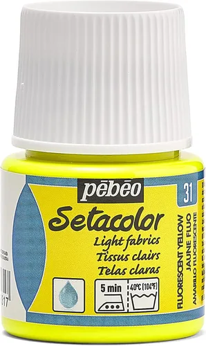 Miniatura 49 de Pebeo Setacolor - Pintura para tela (opaca, 45 ml), color dorado perla