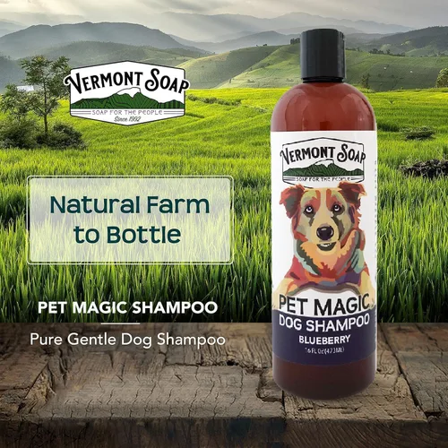 Miniatura 5 de VERMONT SOAP Champú orgánico para mascotas, infundido con aceite de oliva orgánico y natural, champú para perros de coco y aloe vera para pieles