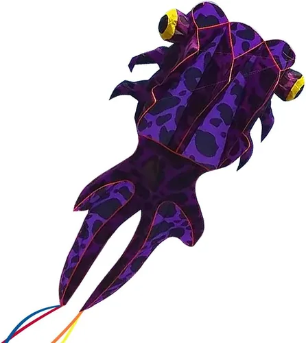 Miniatura 2 de Kizh Kite Giant 3D Dolphin - Cometa de parafoil suave sin marco para niños y adultos, cometa fácil de volar para playa, parque, jardín, parque