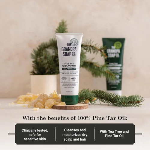Miniatura 4 de Champú Grandpas Soap Wonder Pine Tar, 8 FZ