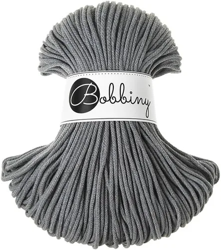 Miniatura 16 de Bobbiny Cordón de macramé trenzado junior de 0.118 in (aguamarina), 108 yardas/330 pies