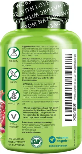 Miniatura 6 de NATURELO Multivitamínico de Alimentos Integrales para Mujeres - con Vitaminas, Minerales y Extractos Orgánicos - Suplemento para Energía y Salud