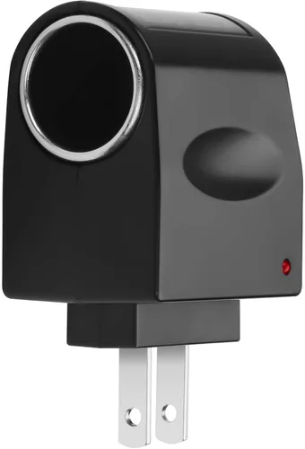 CERRXIAN Adaptador de CA a CC Enchufe de pared a 12V 12W Convertidor de encendedor de cigarrillos 100-240V AC a DC 12 V Adaptador de encendedor de
