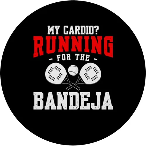 Miniatura 3 de My Cardio Running for The Bandeja Padel Racquet Paddle PopSockets Adhesive PopGrip