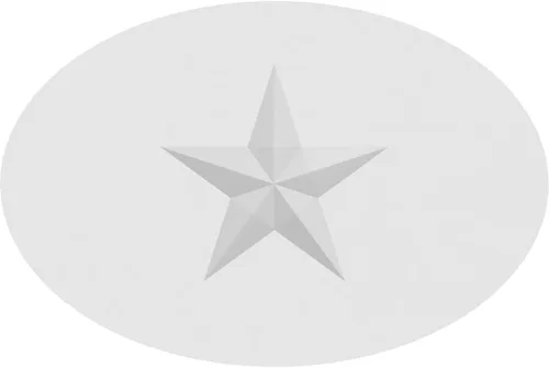 Miniatura 2 de Ekena Millwork ROSP050X033X075DAL06 Roseta estándar con borde cuadrado, 5 pulgadas de ancho x 3 1/4 pulgadas de alto x 3/4 pulgadas, PVC