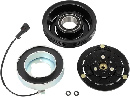 Miniatura 11 de cciyu Embrague del compresor del aire acondicionado para Ford Focus 2.0L 2000-2002 Asamblea de compresores de reparación de automóviles 57162 58162