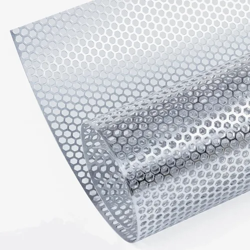 Miniatura 12 de AggAuto - Malla universal de 40 x 13 pulgadas para parachoques de auto, para parrilla de auto, de aleación de aluminio, con agujeros hexagonales