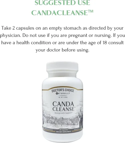 Miniatura 6 de CandaCleanse de Mt. Capra Apoyo al crecimiento excesivo, suplemento de salud digestiva con potentes nutrientes incluyendo ácido caprílico