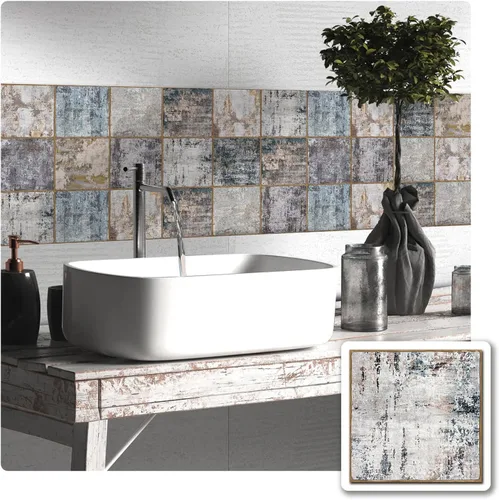 Miniatura 11 de Alwayspon Vinilo adhesivo efecto piedra, pegatinas para azulejos de pared autoadhesivas, protector antisalpicaduras para cocina y baño, T026