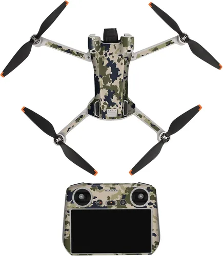 Miniatura 7 de YANHAO [Piezas de dron] para DJI Mini 3 Pro Drone Body y RC-N1 Control remoto Calcomanías de PVC Adhesivos de PVC a prueba de arañazos Juego de Rc 01