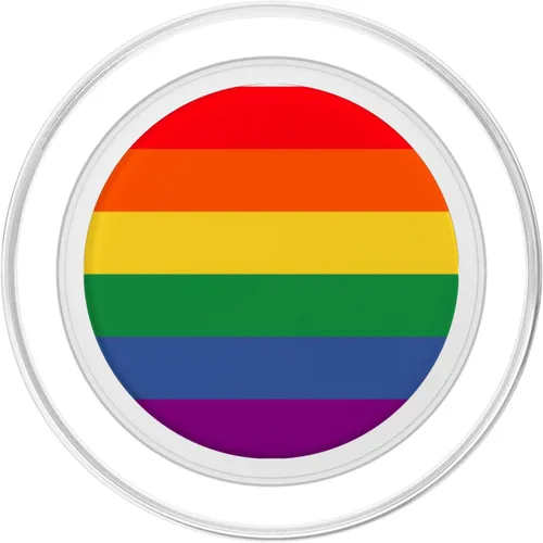 Miniatura 2 de Bandera del orgullo LGBT de colores arcoíris PopSockets MagSafe PopGrip para iPhone