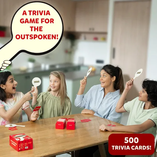 Miniatura 2 de Skillmatics Juego de cartas: DIBS, juego de trivia de ritmo rápido, divertido y educativo para familiares, amigos y fiestas, pensamiento rápido, 10