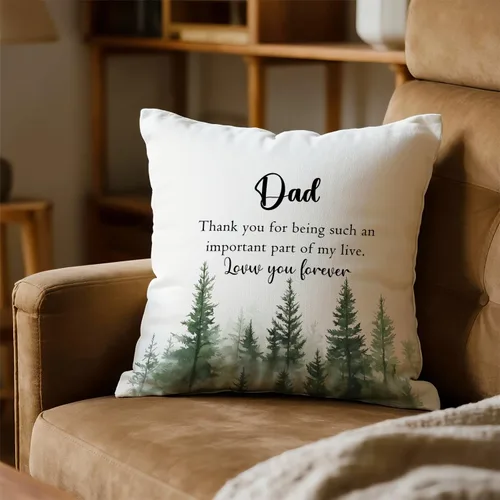 Miniatura 3 de Fundas de almohada acogedoras para papá, regalos de agradecimiento para papá y padre, almohada de cojín conmovedora para papá, 18 x 18 pulgadas