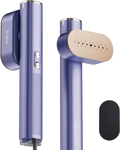 Miniatura 9 de Vaporizador para ropa, vaporizador portátil de 1000 W, tamaño de viaje, 100-240 V de doble voltaje, tanque de 4.1 fl oz, vapor de mano y plancha 2