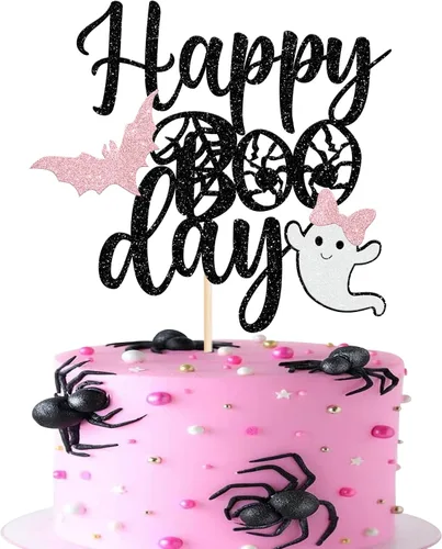 Miniatura 16 de 1 paquete de decoración de pastel de Halloween con purpurina para Halloween, fantasma, calabaza, pastel para casa encantada, bruja, calabaza, 7
