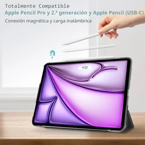 Miniatura 3 de ProCase Funda inteligente para iPad Air de 11 pulgadas M3 M2 2025 2024/10.9 Air 5ª 4ª generación 2022 2020, funda protectora para Air 5 4