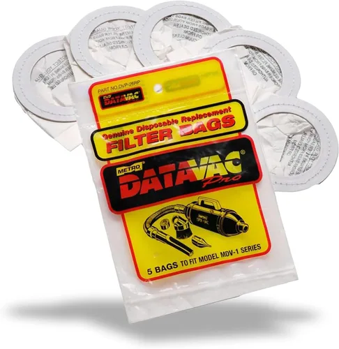 METROVAC DVP-26RP Bolsas desechables – Práctico paquete de 5 – Compatible con los modelos de vacío MetroVac AM, ES, MDV-1, VM para eliminación de