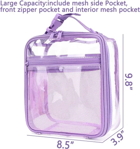 Miniatura 3 de FlowFly Lonchera para niños, bolsa suave aislada, mini hielera para el regreso a clases, kit de bolsa térmica para comidas para niñas, niños