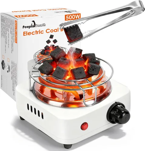 Miniatura 8 de TeqHome Placa Caliente, Quemador Portátil de Encimera de 1000W y Estufa Eléctrica, Placa de Cocción de Un Solo Quemador de Hierro Fundido con 5