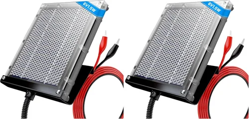 Miniatura 9 de POWOXI Panel solar de 12 V 1.7 W para recargar alimentador de ciervos, cargador solar impermeable para exteriores con soporte de montaje