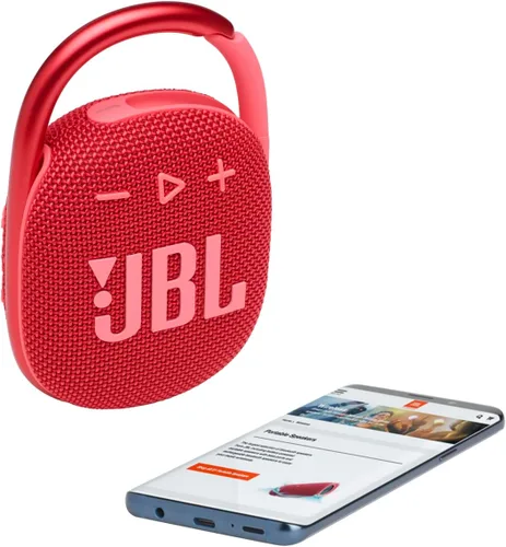 Miniatura 3 de JBL Clip 4: Altavoz portátil con Bluetooth, batería incorporada, característica impermeable y a prueba de polvo Rojo