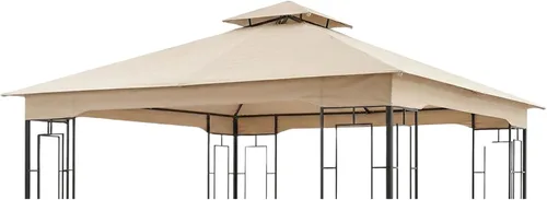 Garden Winds Toldo de repuesto duradero 350 compatible con Garden Treasures de 10 x 10 pies, modelo L-GZ724PST-B, color beige