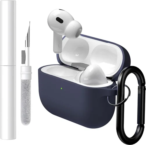 Miniatura 9 de Brujula Funda protectora de silicona para AirPods 4 con ANC, compatible con AirPods de 4ª generación 2024 (Avocado, AirPods 4 con ANC)