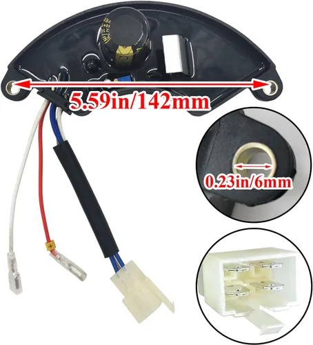 Miniatura 3 de WOTIAN Generador AVR Regulador de voltaje automático apto para generador Champion 6500w para Predator 8750 Honda Blackmax Generac Duromax Firman