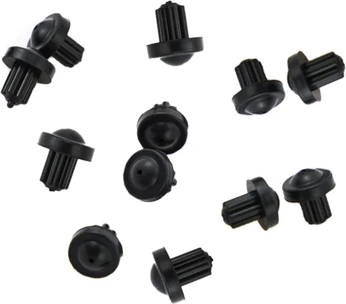 12 piezas 5304475129 Rejilla de goma de repuesto para Frigidaire Gas Range Cooktop Parts AP4499988 Frigidaire Estufa Rejilla Pies de goma Protector
