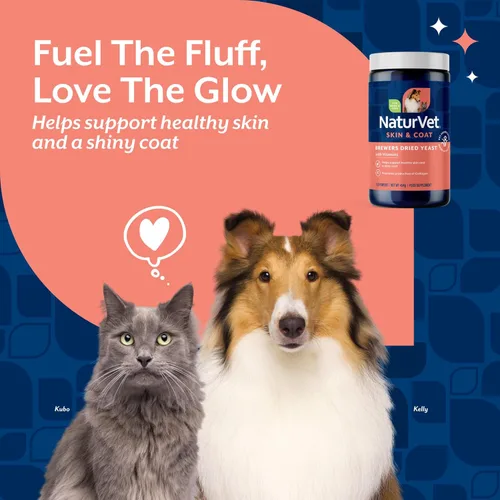 Miniatura 2 de NaturVet Brewers Fórmula de Levadura Seca con Sabor a Ajo Más Vitaminas para Perros y Gatos, Polvo, Fabricado en los Estados Unidos con Ingredientes