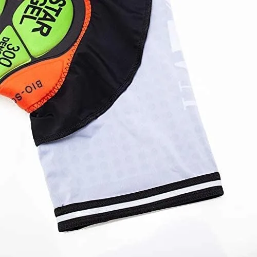Miniatura 6 de Conjunto de camiseta de ciclismo para hombre, conjunto de pantalones cortos de verano, para bicicleta de montaña, traje de bicicleta, anti-UV