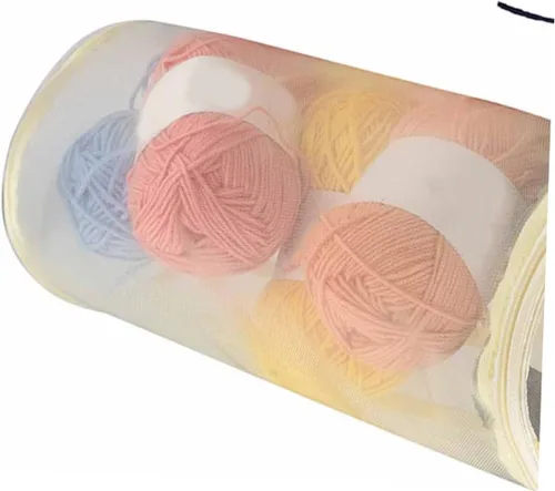 Miniatura 2 de Housoutil Bolsa de almacenamiento de hilo de punto Bolsa de almacenamiento de lana de malla Accesorios de ganchillo Organizador de asas