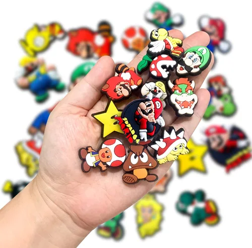 Miniatura 4 de 25 40 dijes de decoración de zapatos para sandalias de zueco, accesorios de zapatos de juego, dijes para regalos de fiesta de niños y niñas