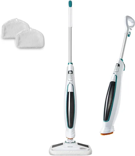 Miniatura 9 de Kenmore SM2070 S300 Series Steam Spin Mop for Scrubbing and Sanitizing 2 Modes, XL Water Tank, Swivel Steering, LED Headlights, Powerful Corded