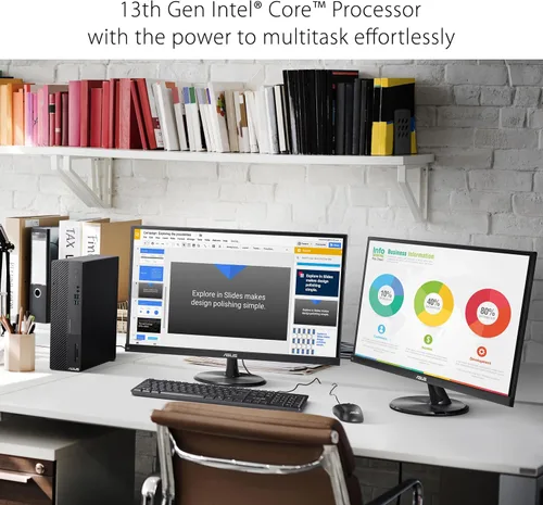 Miniatura 4 de ASUS ExpertCenter D5 - PC de escritorio con factor de forma pequeño, Intel Core i5-13400, 8 GB de RAM DDR4, SSD PCIe de 512 GB, Windows 11 Pro