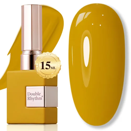 Miniatura 91 de Double Rhythm 15ml de esmalte de uñas en gel, color puro, mismo color, misma botella, esmalte de uñas de remoción para arte de manicura en salón