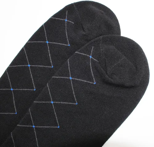 Miniatura 53 de TOEJYJ Calcetines de vestir divertidos para hombre, paquete de calcetines casuales divertidos, coloridos calcetines de algodón a rayas, talla 10-13