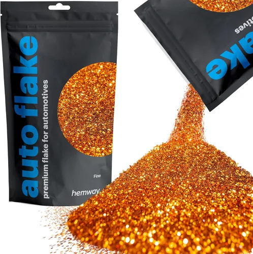 Miniatura 28 de Hemway Auto Flake Glitter FINE 1/64" 0.015" 0.4mm 375 micras Aditivo de Pintura en Hojuelas Metálicas 100g para uso con Pintura en Aerosol para Azul