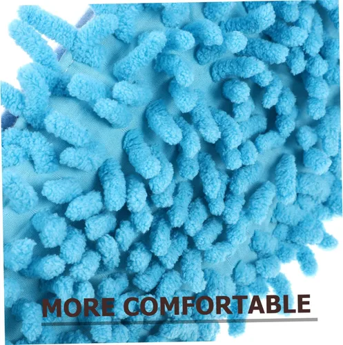 Miniatura 2 de Zapatillas de limpieza de pisos de microfibra, zapatos lavables para limpiar el polvo, zapatos de trapeador desmontables para limpieza de pisos