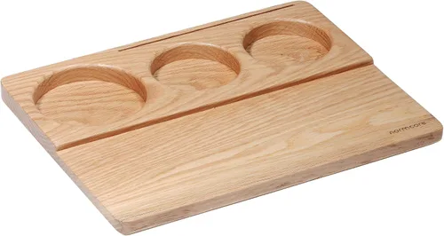 Miniatura 6 de Normcore Esterilla de agarre – Estación de amortiguación de espresso de roble natural – Alfombrilla portafiltro para baristas – Patente pendiente